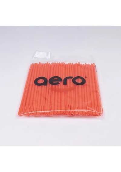 Aero Çuvaldız Plastik Geniş Delik Uzun 20 cm 100 Adet Kırmızı