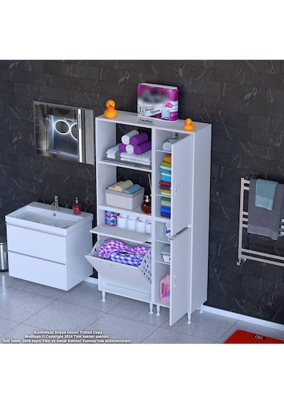 Modilayn Mis Urla Yenice Çok Amaçlı Banyo Dolabı 90 X 183,5 X 32 Cm Kirli Çamaşır Sepetli Dolap Beyaz Modilayn Mis Urla Yenice Çok Amaçlı Banyo Dolabı 90 X 183,5 X 32 Cm Kirli Çamaşır Sepetli Dolap Beyaz