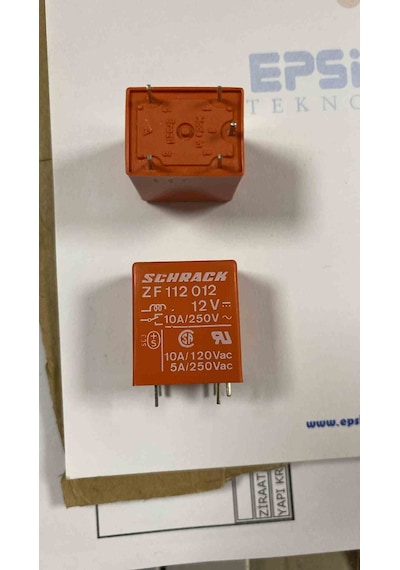 Zf112012 Schrack 12v 10a 5 Pın 2 Adet