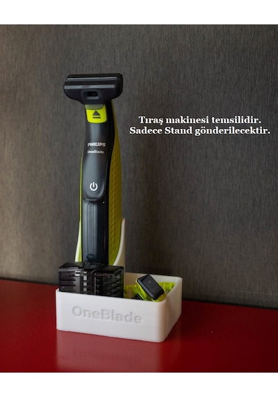 Tıraş Makinesi Standı Beyaz Renk. Philips Oneblade Qp2520 Modeli İle Uyumludur. Tıraş Makinesi Ve Aparatlar Dahil Değildir.