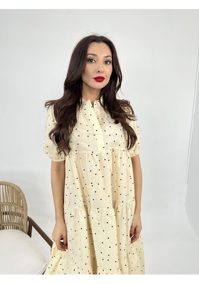Dogutrend 5522 Elbise-bologna Altın