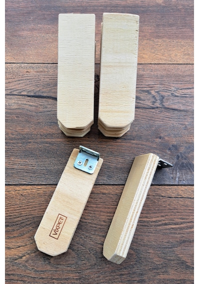 Vixpet Sandy Ahşap Güvercin Tüneği 14 cm | 10 Adet | Bekar Tüneği | Ahşap Tünek | Dinlenme Tüneği