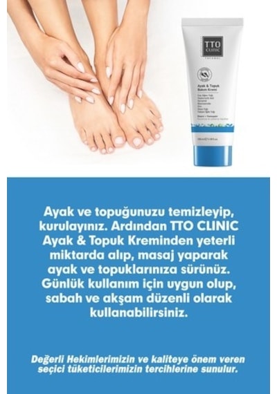 Tto Clinic Ayak Topuk Bakım Kremi 100ml