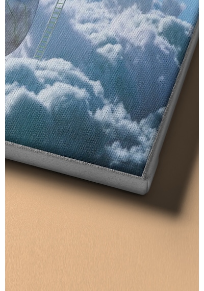 Webstyle Sayılarla Boyama Seti Kasnaklı Taşların Üstünde Ev 50 X 65 Cm