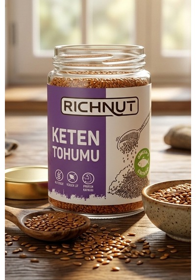 Keten Tohumu Tane Glütensiz