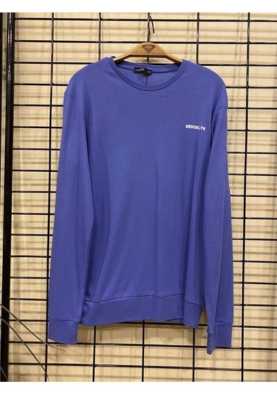 Erkek Bisiklet Yaka Slim Fit Sweatshirt Spr2019k18 001