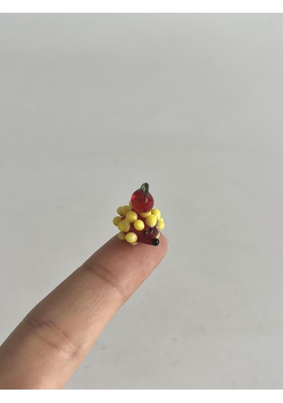 El Yapımı Mini Murano Cam Kirpi Biblo A107-02
