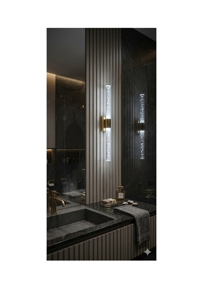 Bubblelight Large 51 Cm Modern Tasarım Led Aplik - Duvar Lambası - Gold - Elektrikli - Beyaz Led Gold Elektrikli