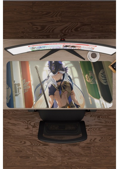 Cyno Genshin Impact Anime Gacha V3 - 90x40 Xxl Gaming Mouse Pad Fare Altlığı