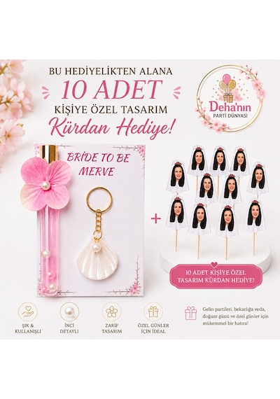 Bride To Be Hediyeliği Kişiye Özel Bekarlığa Veda Hediyeliği Simli Kolonya İstiridye Anahtarlık Kına Hediyeliği Nedime Hediyeliği Kına Hediyeliği Nişan Nikah Çok Renkli