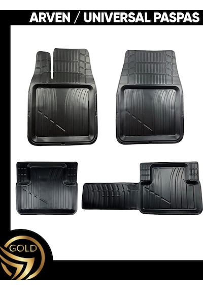 Gold Kia Ceed 2012-2016 3d Phonix Kauçuk Havuzlu Oto Paspas