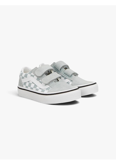 Vans Old Skool V Unisex Çocuk Gri Spor Ayakkabı - Vn000cya