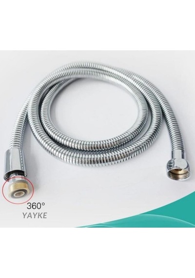 New 1.sınıf Shower Hose 360 Derece Dönebilen Spiral Duş Hortumu Pirinç Diğer