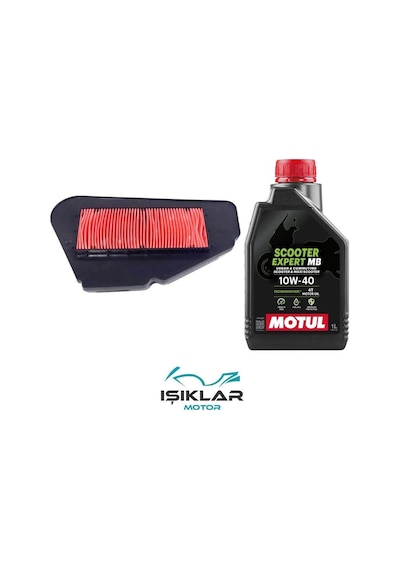 Sym Fiddle 3 125 Motul Yağ Ve Hava Filtre Bakım Seti Bs0034