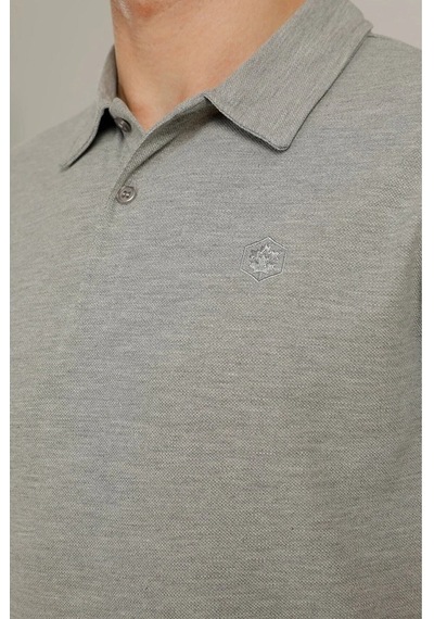 Lumberjack Erkek Basic Polo Yaka T-Shirt Ct953 Gri/Grey 13S43Ct95 M