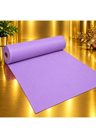 Vıp 15 Metre Lila Tela Kumaş Lila Elyaf Kumaş Lila Noel Yılbaşı Süsleme Kumaşı 70 Cm Genişliğinde
