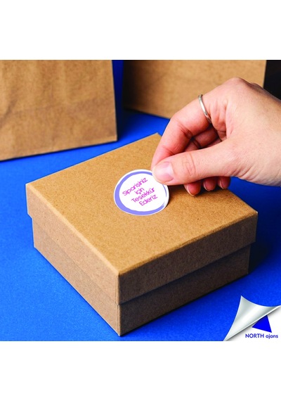 Sipariş Paketi Etiketi Sticker 2,5cm 40 Adet Baskes Model 21
