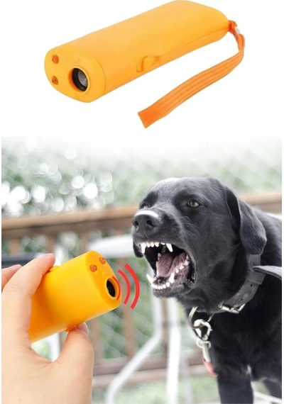 Biishe Ultrasonik Köpeksavar Köpek Kovucu Köpek Kornası Eğitim Cihazı Çok Renkli