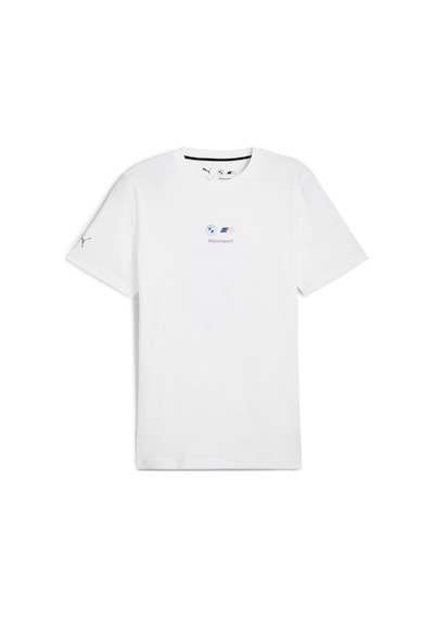 Puma Bmw M Motorsport Car Erkek Desenli Tişört 2 630735 02 Beyaz