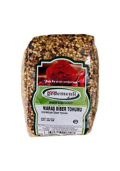 Mahmut Gedemenli Maraş Acı Biber Tohumu 250 G