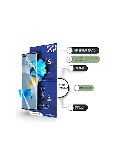 Samsung Galaxy Uyumlu Note 5 Nano Ekran Koruyucu Ultra İnce Esnek Hd Şeffaf - Umbos