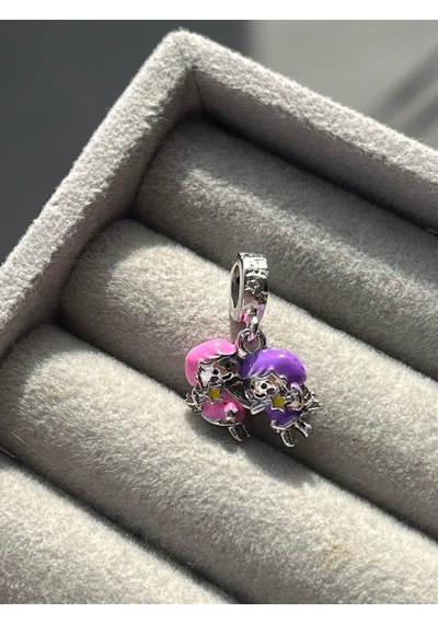İkizler Burç Charm Asafaccessory Pembe