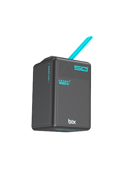 Bix Pb5010w 50000mah 100w Süper Hızlı Şarj Dijital Göstergeli 6 Portlu Powerbank Taşıma Askılı Taşınabilir Şarj Cihazı Siyah Bix Pb5010w 50000mah 100w Süper Hızlı Şarj Dijital Göstergeli 6 Portlu Powerbank Taşıma Askılı Taşınabilir Şarj Cihazı Siyah
