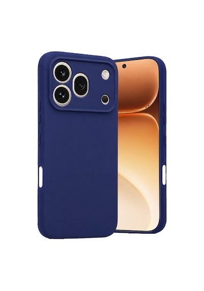 Huawei Honor 600 Pro Kılıf Biye Yumuşak Silikon Case Lacivert -