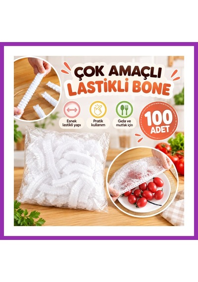 Bezos Çok Amaçlı Lastikli Bone 100 Lü Bty
