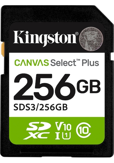 Kıngston 256gb Sdxc Kart Canvas Select Plus Sds3/256gb