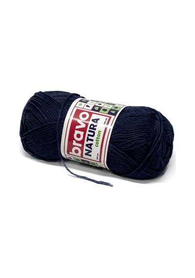 Natura Cotton Lacivert 201 Pamuk İplik 100gr 200mt