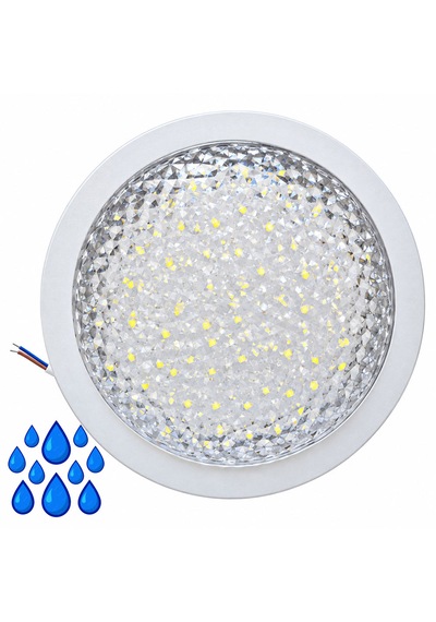 Pırlanta Dış Mekan 3 Renk Ayarlı Sıva Üstü Led Armatür 25 Watt Beyaz Çok Renkli