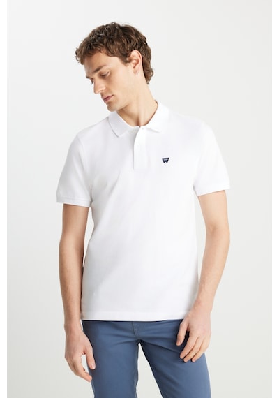 Wrangler Erkek Polo Yaka T Shirt Mw7d5k4xx2t989 Beyaz Beyaz