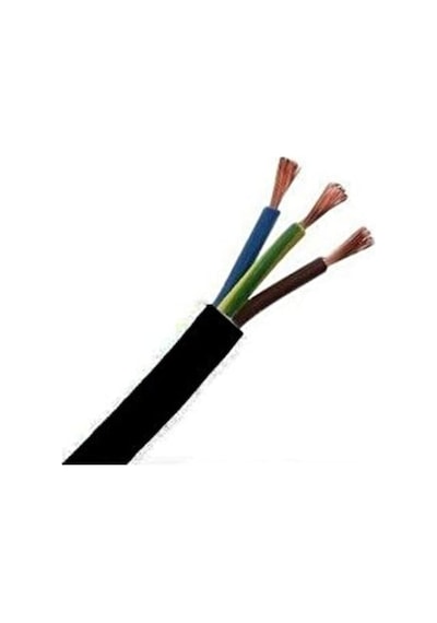 Öznur 3X2,5 Ttr Kablo Siyah Renk %100 Bakır 25-50-75-100 Metre
