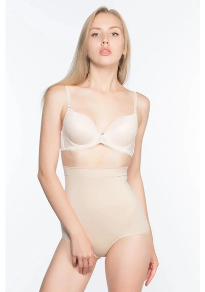 Yüksek Bel Kadın Slip Korse 13003 - Ten
