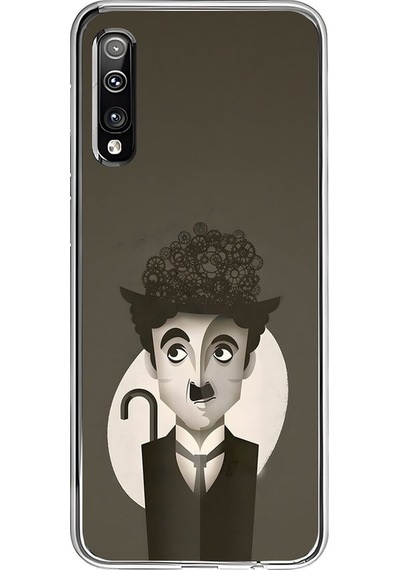 Samsung Galaxy A50 Uyumlu Şeffaf Kılıf Aesthetic 1 Tasarımlı