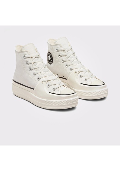 Converse Chuck Taylor All Star Construct Unisex Ekru Sneaker Düz A02832c Krem