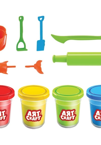 Art Craft Oyun Hamur Sepeti Kumsal Çok  Renkli
