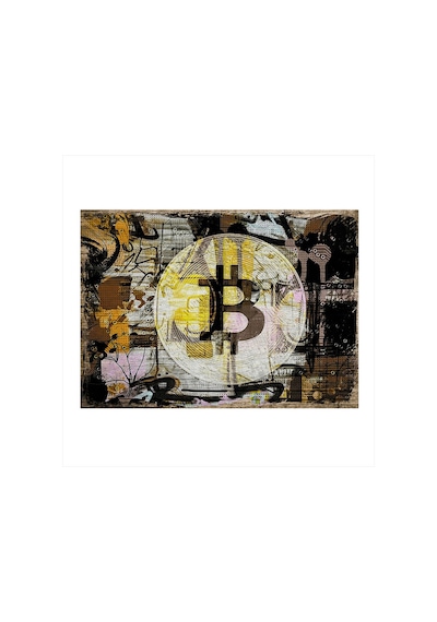 Bedeko Bitcoin Mdf Tablo 50cm X 70cm