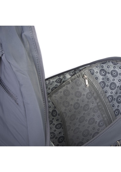 Nas Bag Unisex Büyük Boy Hafif Çok Gözlü Sırt Çantası Gri Gri