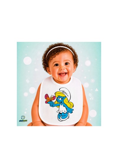 Şirine Keten Bebek Mama Önlüğü Yumuşak - Emici - Yıkanabilir - Özel Tasarım P186 Çok Renkli