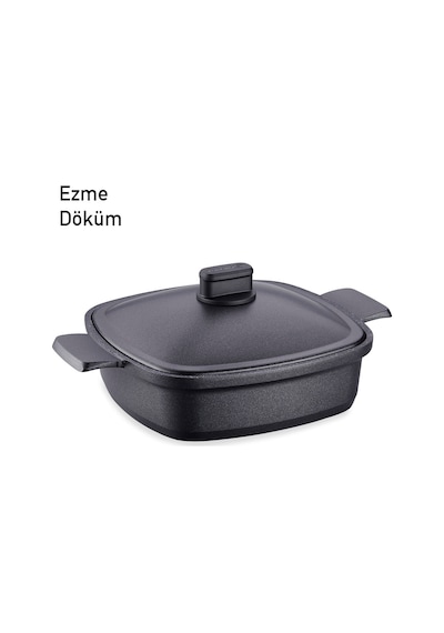 Korkmaz Casterra Kare Döküm Kısa Tencere 26x26x7