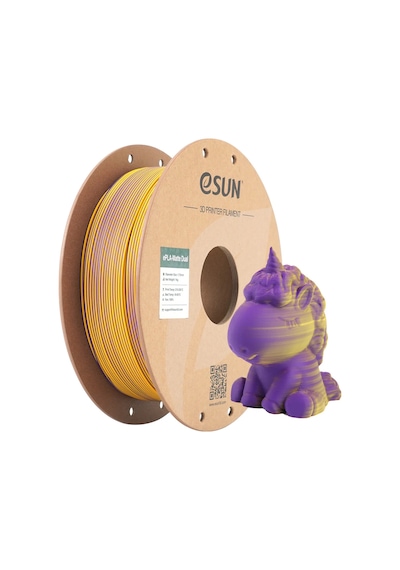 Esun Epla-matte Dual Mor Sarı Filament 1.75 Mm 1 Kg 1 Adet