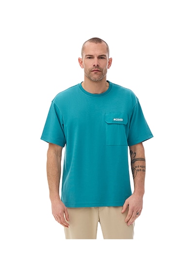 Columbia Heritage Erkek Mavi Outdoor T-shirt Cs0376-430