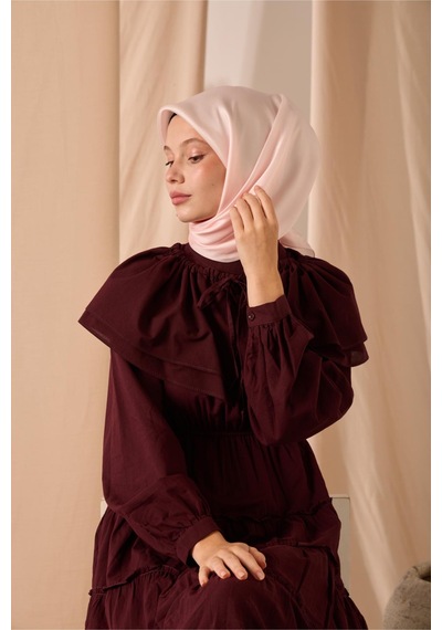 Silk Home Düz Shiny Eşarp 75006-71 pembe