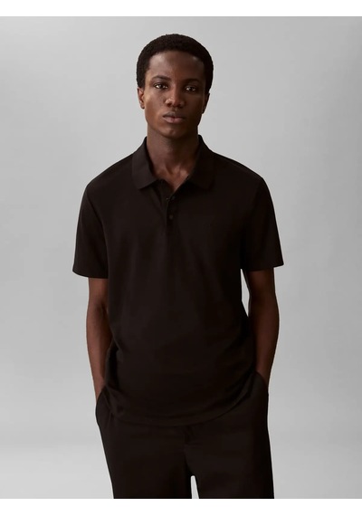 Calvin Klein Ss Tech Bırdseye Int, Ub1 Siyah Erkek Polo T-shirt