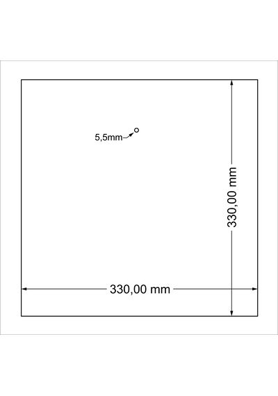 Thisrock 33,0x33,0 Cm Ahşap Tablo 1