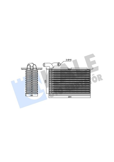 Kale 354520 Turbo Radyatörü Intercooler - Vw Caddy 2010-2015 1.2 Tsi 03f145749b - 03c145749b - 03f145749c