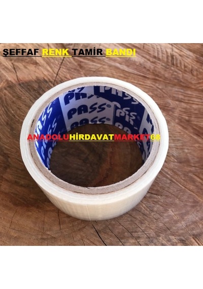 Pass Tamir Bandı 48 Mm 10 Metre Şeffaf Renk Extra Güçlü Bant