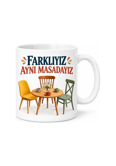 Bezos Hoşgörü Molası Tasarımlı Porselen Kupa - Model 736 Nxrlvng